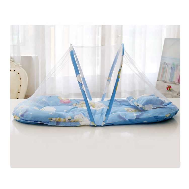 Moustiquaire pour lit bébé, portable, pliable et densifiée.