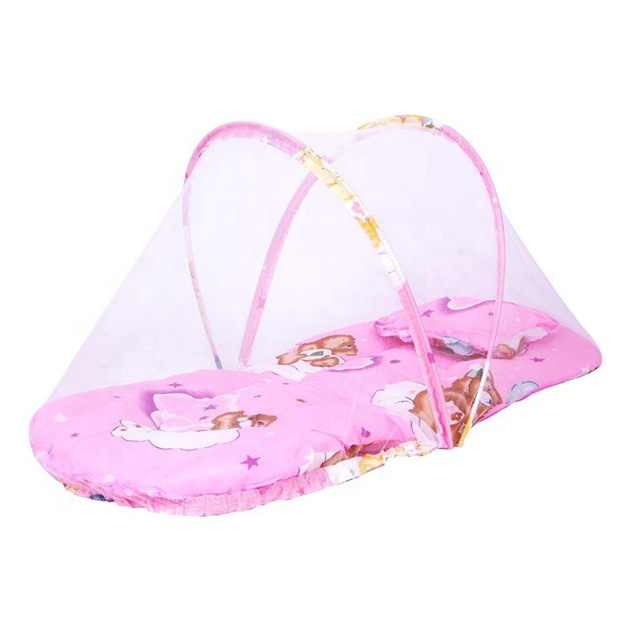 Moustiquaire pour lit bébé, portable, pliable et densifiée.