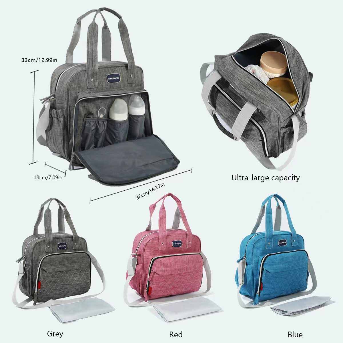 Sac à langer multifonction grande capacité pour bébé