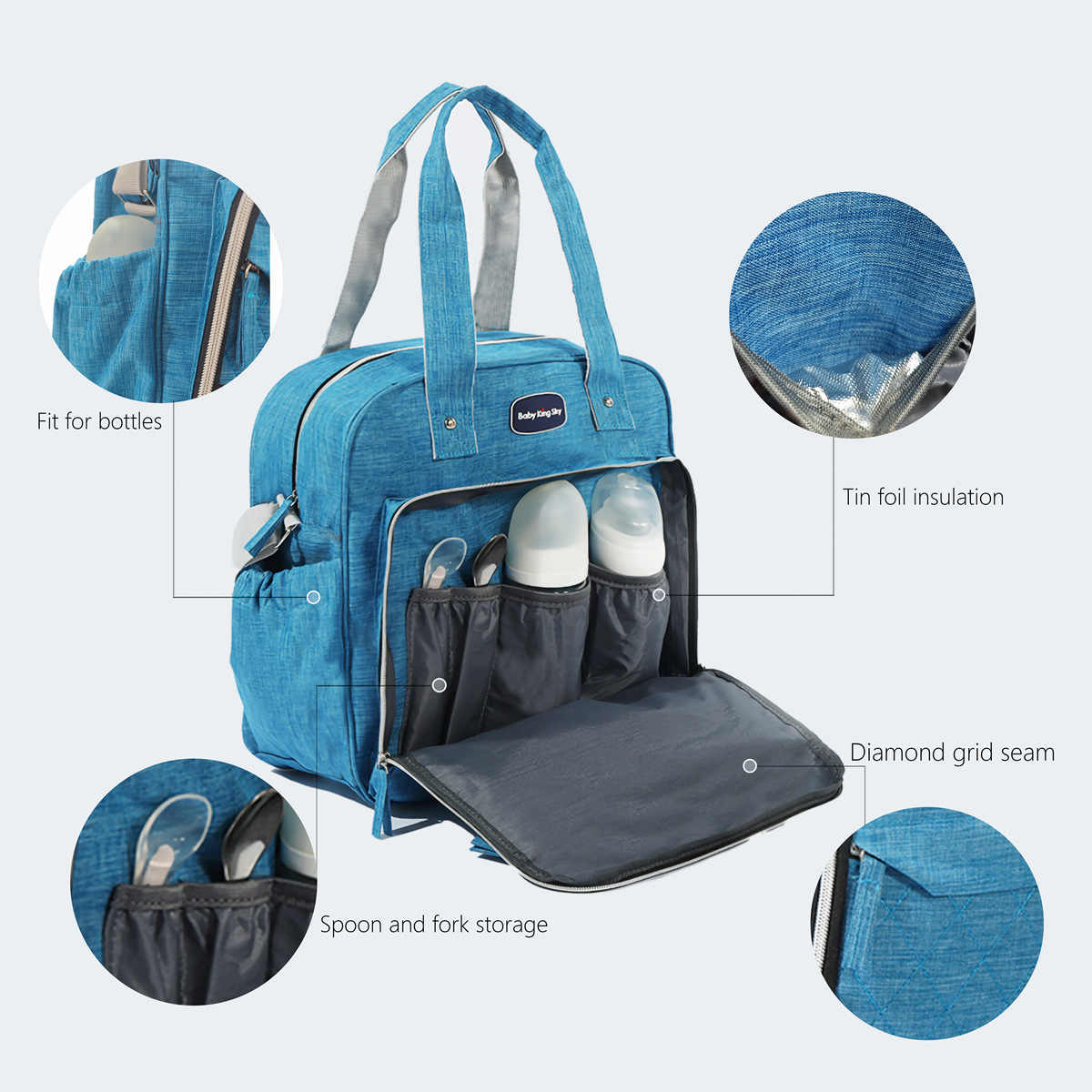 Sac à langer multifonction grande capacité pour bébé