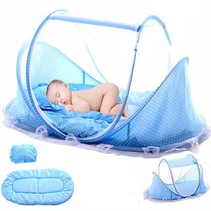 Moustiquaire Pliante Bébé 4 Pièces Avec Matelas Et Oreiller Moustiquaire