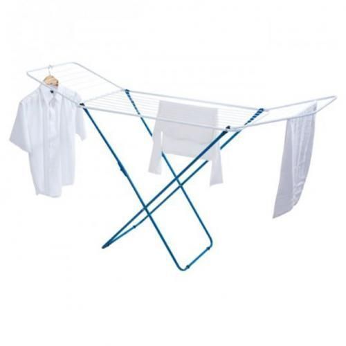 Séchoir à Linge En Fer Pliable- Vert/Blanc