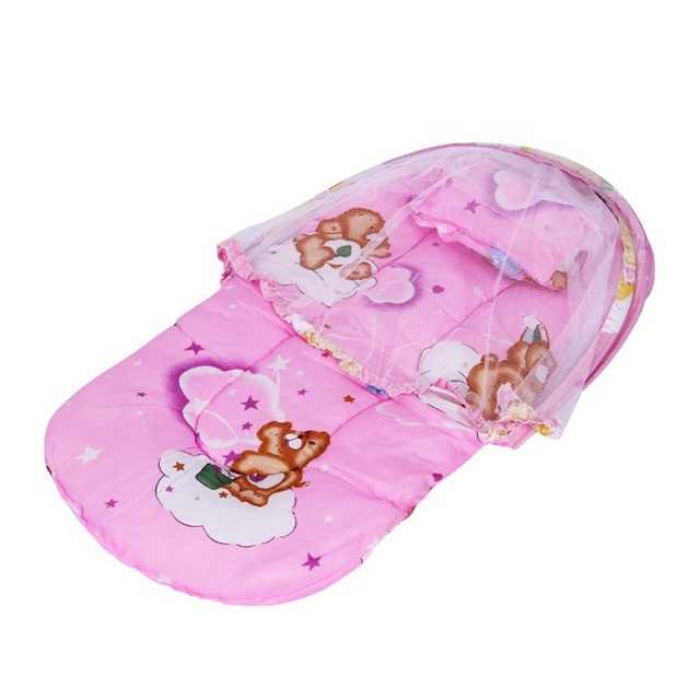 Moustiquaire pour lit bébé, portable, pliable et densifiée.